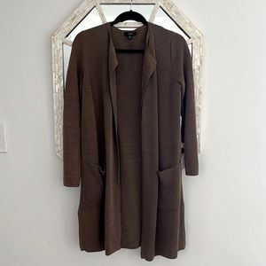 J.Crew Juliette Linen Brown Cardigan Size XXS